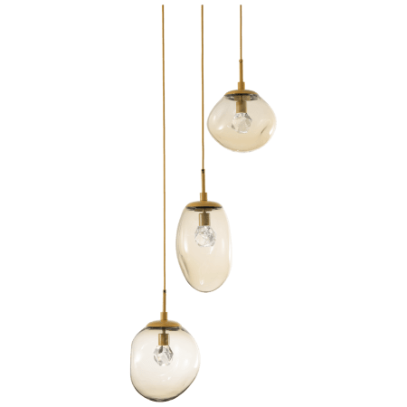 Hammerton Studio Cosmos 22" Wide Artisan Crafted 3 Light Nebula Glass Pendant Configuration Required